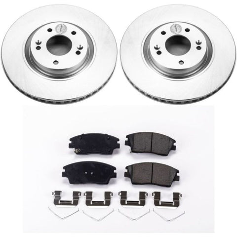 Power Stop 15-17 Hyundai Tucson Front Z17 Evolution Geomet Coated Brake Kit - CRK7343