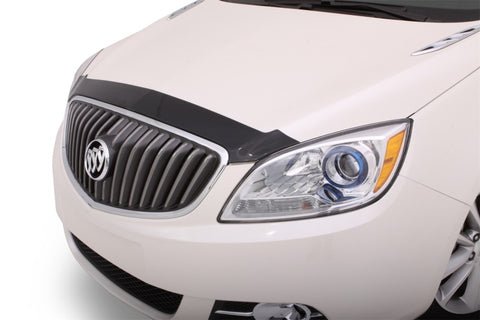 AVS 12-17 Buick Verano Aeroskin Low Profile Acrylic Hood Shield - Smoke - 322061