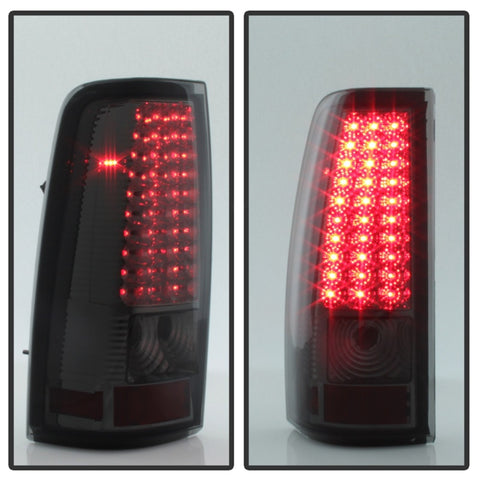 xTune Chevy Silverado 1500/2500/3500 99-02 99-03 LED Tail Lights Smoke ALT-ON-CS99-LED-SM - 5011770