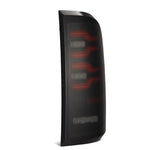 AlphaRex 97-03 Ford F150 / 99-16 Ford F250/F350/F450/F550 LUXX-Series LED Tail Lights - Black/Red - 658003