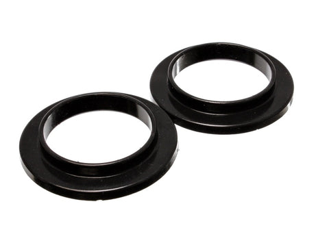 Energy Suspension Universal 3 3/4in ID 5 7/16in OD 7/8in H Black Coil Spring Isolators (2 per set) - 9.6101G