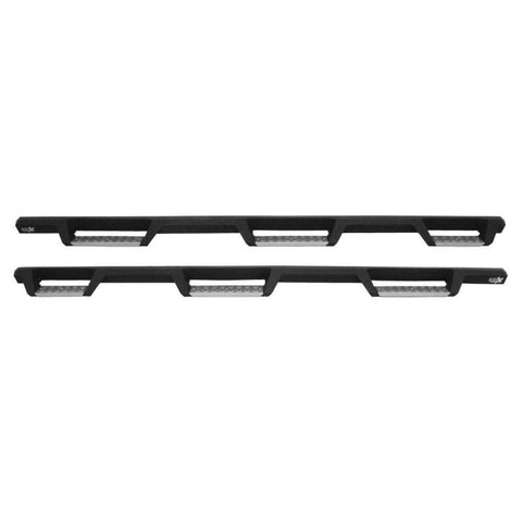 Westin/HDX 99-16 Ford F-250/350 Crew Cab (6.75ft Bed) Stainless Drop Nerf Step Bars - Textured Black - 56-5340152
