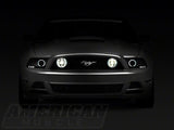 Raxiom 13-14 Ford Mustang GT CCFL Halo Fog Lights- Chrome - 49176