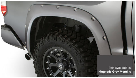 Bushwacker 16-18 Toyota Tundra Fleetside Pocket Style Flares 4pc - Magnetic Grey - 30918-63