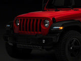 Raxiom 18-23 Jeep Wrangler JL Sport Axial Series SEQL LED Parking/Turn Signal Lights- Smoked - J155019-JL