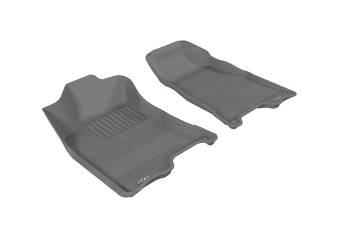 3D MAXpider 2004-2012 Chevrolet/GMC Colorado/Canyon Crew Cab Kagu 1st Row Floormat - Gray - L1CH02711501