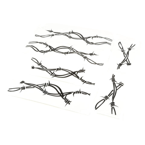 Rugged Ridge Side Decals Pair Barbed Wire 07-18 Jeep Wrangler - 12300.32