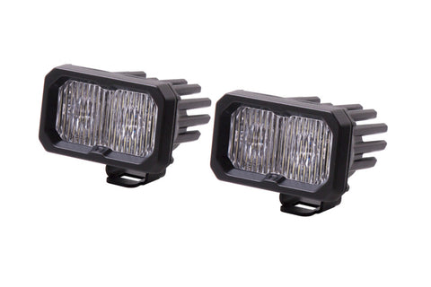 Diode Dynamics Stage Series 2 In LED Pod Pro - White Fog Standard WBL (Pair) - DD6405P
