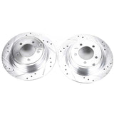 Power Stop 11-14 Chrysler 200 Rear Evolution Drilled & Slotted Rotors - Pair - AR83069XPR