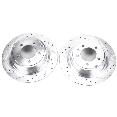 Power Stop 11-14 Chrysler 200 Rear Evolution Drilled & Slotted Rotors - Pair - AR83069XPR