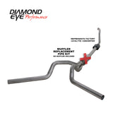 Diamond Eye KIT 4in TB MFLR RPLCMENT PIPE DUAL SS 94-97 5 7 3L F250/F350 PWRSTROKE NFS W CARB STDS - K4308S-RP