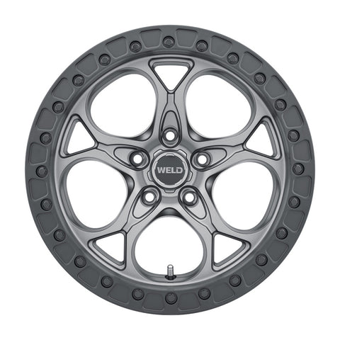 Weld Off-Road W107 17X9.0 Ledge 5X127 ET-12 BS4.50 Satin Gun Satin Black 71.5 - W10779075450