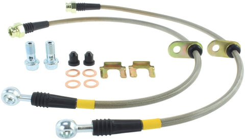 StopTech 08-09 WRX & STi Stainless Steel Front Brake Lines - 950.47006
