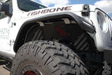 Fishbone Offroad 2018+ Jeep Wrangler JL/JLU/2020+ Gladiator JT Steel Front Fender Flares - Black - FB23454F