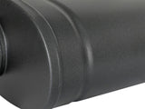 aFe MACH Force-Xp 409 SS Muffler w/ Black Finish 3in Center/Offset 22in L x 11in x 5in - Oval Body - 49M00016-B