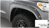 Bushwacker 16-18 Toyota Tundra Fleetside Pocket Style Flares 4pc 66.7/78.7/97.6in Bed - Super White - 30918-13