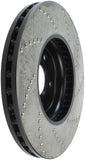 StopTech Power Slot 09-10 Audi A4/A4 Quattro / 08-10 A5 / 10 S4 Front Right Drilled Rotor - 128.33123R