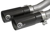 aFe Rebel Series CB Middle-Side Exit SS Exhaust w/ Black Tips 09-16 GM Silverado/Sierra V6/V8 - 49-44070-B