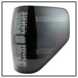 Spyder Ford F150 09-14 LED Tail Lights Black Smoke ALT-YD-FF15009-LED-BSM - 5078148