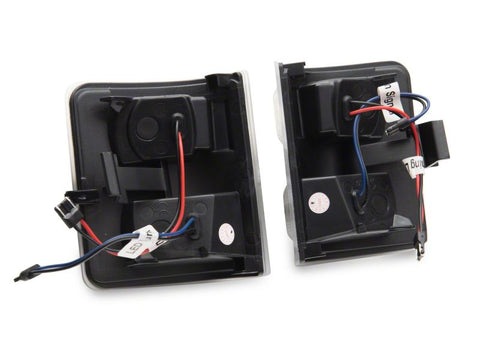 Raxiom 11-16 Ford F-250/F-350 Super Duty Axial LED SEQL Switchback Side Mirror Marker Lamps- Clear - SD18247