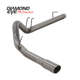 Diamond Eye KIT 4in DPF-BACK SGL SS 08-09 6 4L F250/F350 PCKGD BX46X14X14OD EL-PL 44inX13 5inX13 5in - K4360S