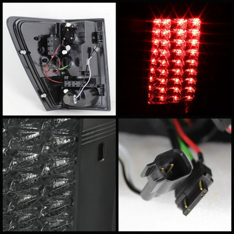 Spyder Jeep Grand Cherokee 07-10 LED Tail Lights Smoke ALT-YD-JGC07-LED-SM - 5070227
