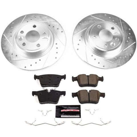 Power Stop 2018 Jaguar E-Pace Rear Z23 Evolution Sport Brake Kit - K8109