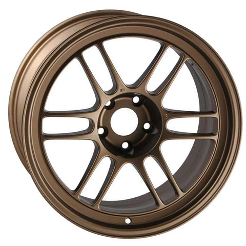 Enkei RPF1 17x8 5x114.3 45mm Offset 76mm Bore Bronze Wheel 05-07 STI/06-10 Civic Si - 3797806545BP