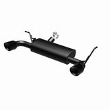 MagnaFlow 07-17 Jeep Wrangler JK 3.8/3.6L Dual Split Rear Exit Black Axle-Back Exhaust - 15160
