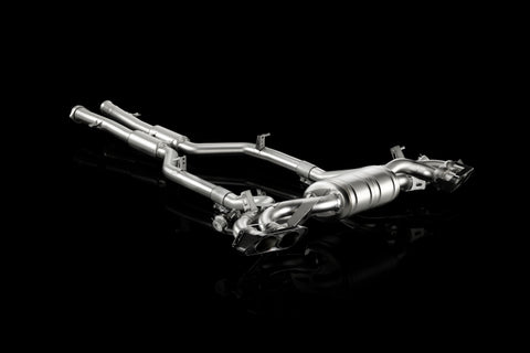 Akrapovic 10-14 AMG SLS Coupe/Roadster Evolution Line Cat Back (Titanium) w/ Carbon Tips - S-MESLSAMG/1