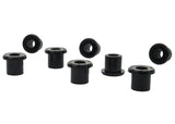 Whiteline Plus 86-11/05 Toyota Frontier / 2/97-11/05 XTerra Rear Spring - Eye Rear & Shackle Bushing - W71060