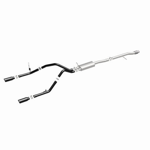 MagnaFlow SYS Cat-Back 4in Black Dual Split Rear Tips 14-15 Chevy Silverado/GMC Sierra 4.3L-5.3L - 15361