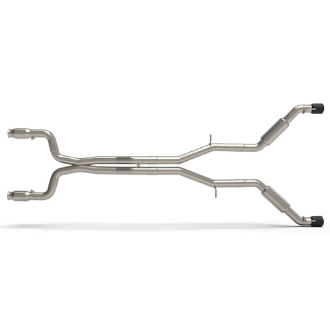 Kooks 16+ Chevy Camaro SS 6.2L 3in GREEN Cat Strt Screamer Exhaust w/Black Tips (Use w/Kooks Header) - 22605311SS