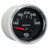 Autometer GS 52mm 140-300 Deg F Short Sweep Electronic Oil Temperature Gauge - 3848