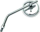 BikeMaster 3in Adjustable Round Mirror 10mm - Each - Chrome - 600802