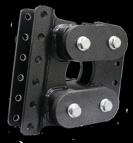 Gen-Y Contractor Torsion-Flex Channel Mount Trailer Coupler (2K-3.5K TW 32K Towing) - GH-10003