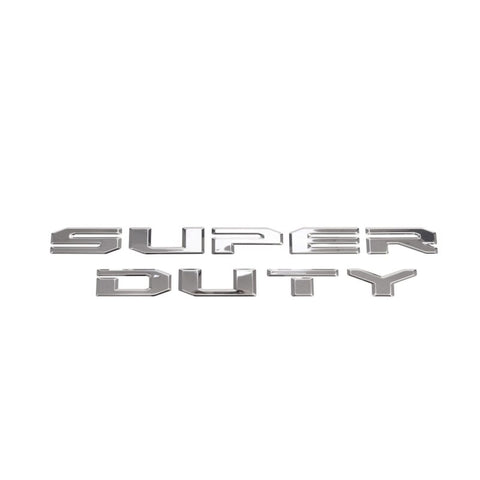 Putco 2023 Ford Super Duty Hood Lettering Ford Lettering Emblems (Stainless Steel) - 55562FD