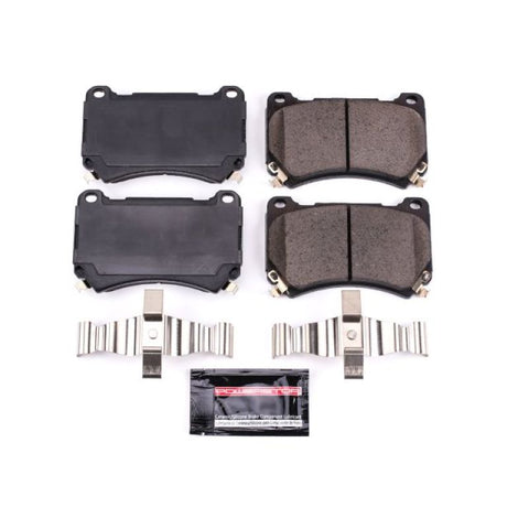 Power Stop 2011 Hyundai Equus Front Z23 Evolution Sport Brake Pads w/Hardware - Z23-1396