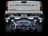 AWE Tuning 4th Gen GM 1500 5.3L 0FG Cat-Back Split Rear Exit (w/ Bumper Cutouts) - Quad Chrome Tips - 3015-42201