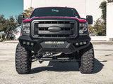 Road Armor 11-16 Ford F-250 SPARTAN Front Bumper Bolt-On Pre-Runner Guard - Tex Blk - 6112XFPRB