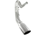 aFe Atlas 5in DPF-Back Aluminized Steel Exh Sys, Ford Diesel Trucks 11-14 v8-6.7L (td) Polished tip - 49-03055-P