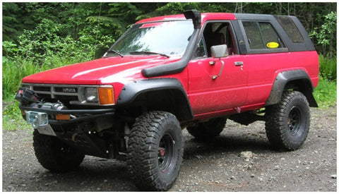 Bushwacker 84-88 Toyota Cutout Style Flares 2pc - Black - 31009-11