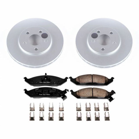 Power Stop 95-00 Chrysler Cirrus Front Z17 Evolution Geomet Coated Brake Kit - CRK1676