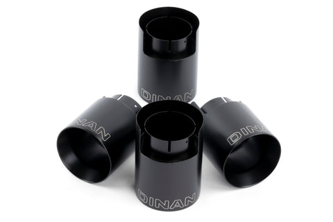 Dinan 20-26 BMW X5 M/X6 M (F95/F96) Valved Axleback Exhaust System - Black Tips - D660-0090-BLK