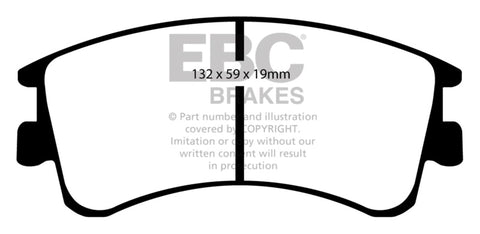 EBC 03-05 Mazda 6 2.3 Yellowstuff Front Brake Pads - DP41465R