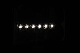 ANZO 2000-2004 Ford Excursion Crystal Headlights Chrome w/ LED 1pc - 111088