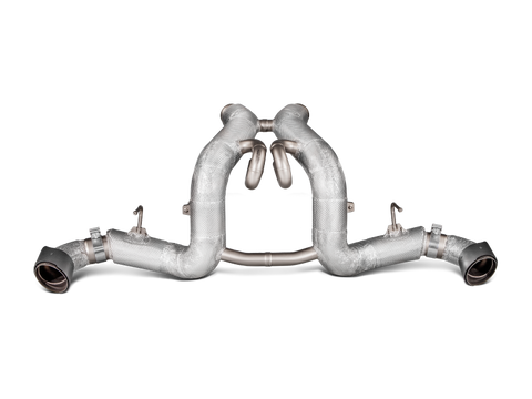 Akrapovic 16-17 McLaren 540C 570S Slip-On Line (Titanium) w/ Carbon Tips - S-MC/TI/3