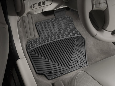 WeatherTech 07+ Volvo S80 Front Rubber Mats - Black - W169