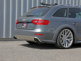 aFe MACH Force-Xp 13-16 Audi Allroad L4 SS Axle-Back Exhaust w/ Black Tips - 49-36437-B