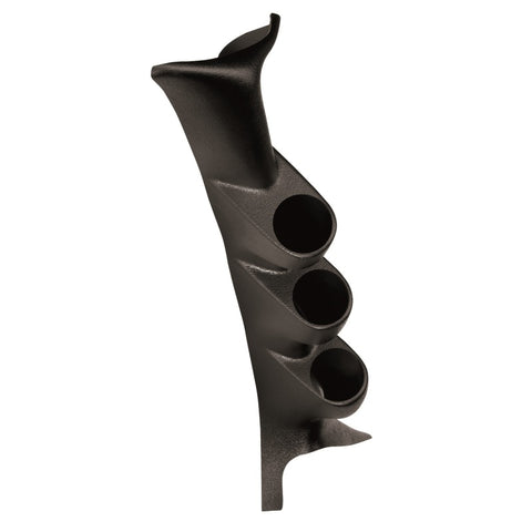 Autometer 99-07 Ford Powerstroke/SD Black Triple Pillar Gauge Kit - 7077